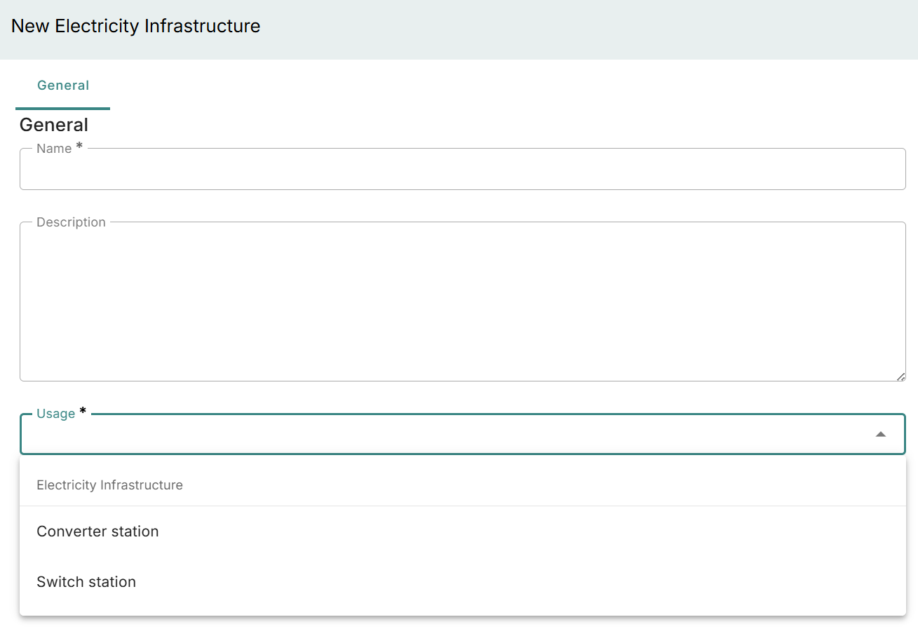 The new energy infrastructure options.