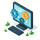 A computer screen with processes on the screen.